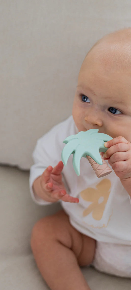 Silicone Teether - Sage Palm Tree