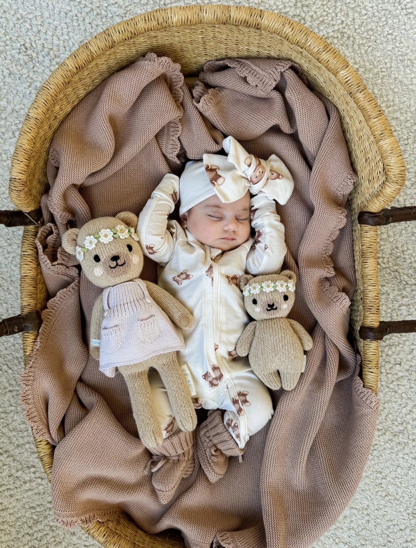 Heirloom Knit Blanket | Teddy