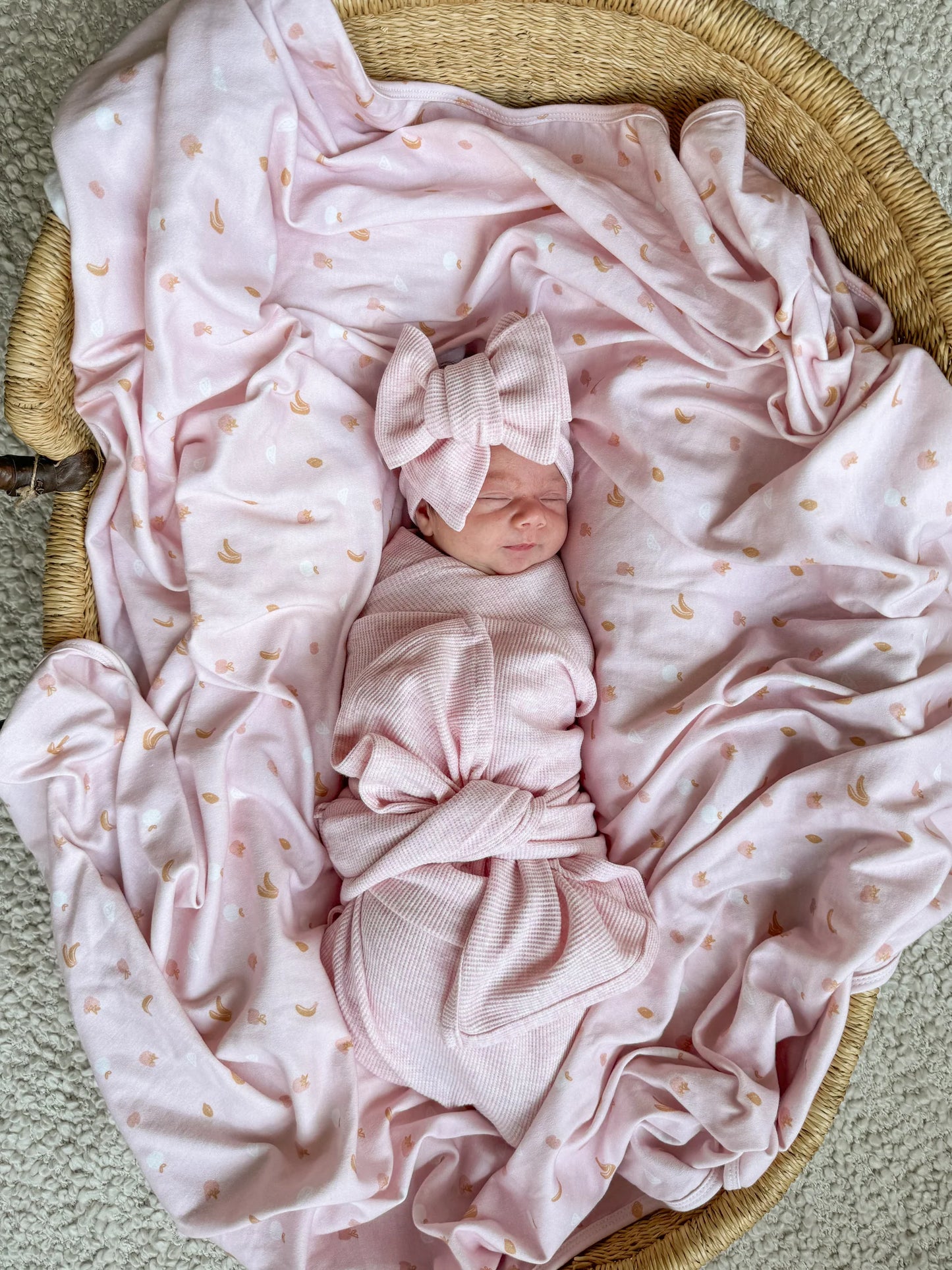 Swaddle | Waffle Baby Pink Marle