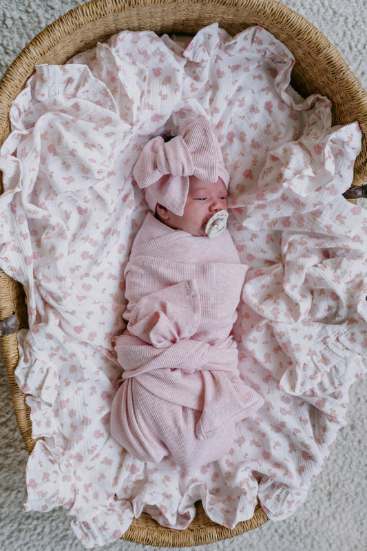 Swaddle | Waffle Baby Pink Marle