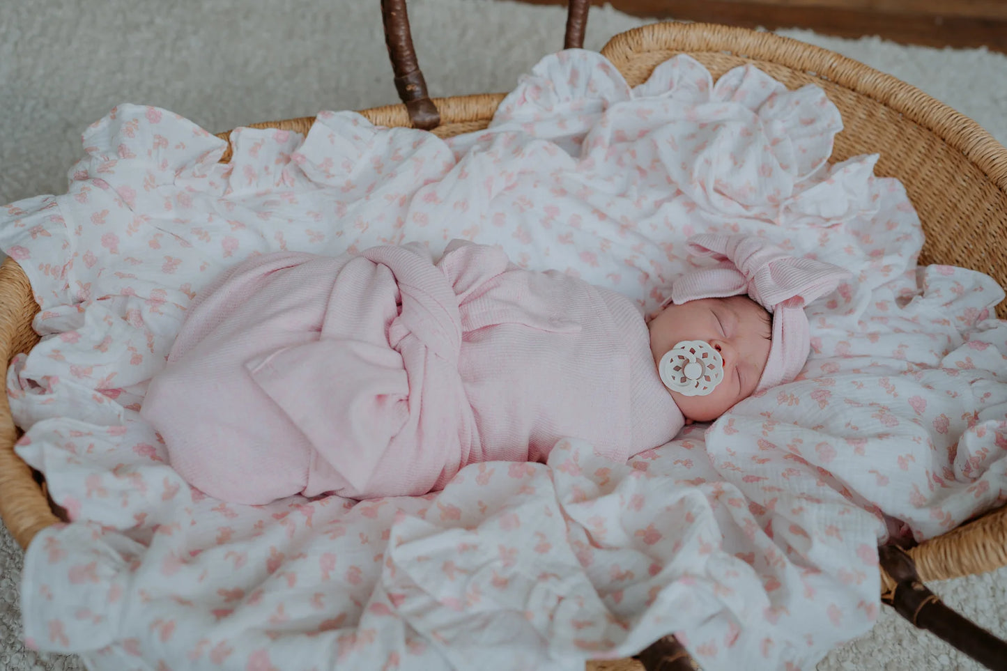 Swaddle | Waffle Baby Pink Marle