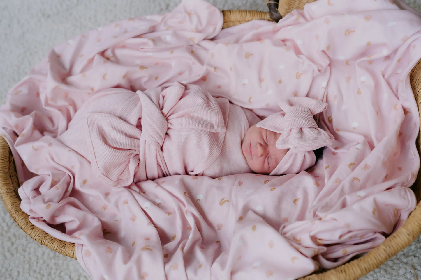 Swaddle | Waffle Baby Pink Marle