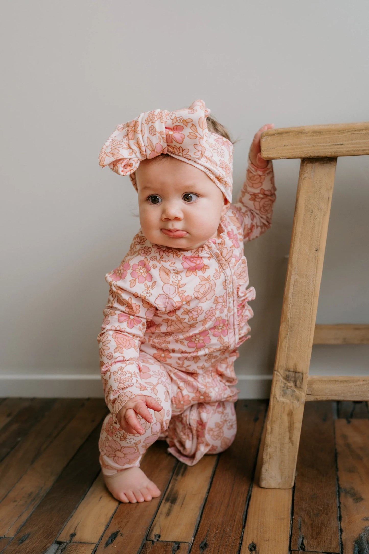 Frill Zip Romper | Blossom