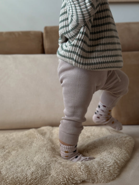 Taupe Knit Legging